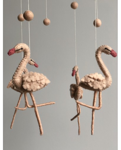 Mobile Flamants Roses